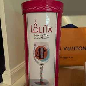 LOLITA 40TH GLASS
